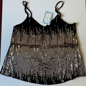 NWT Simply Boutique Sequin tank